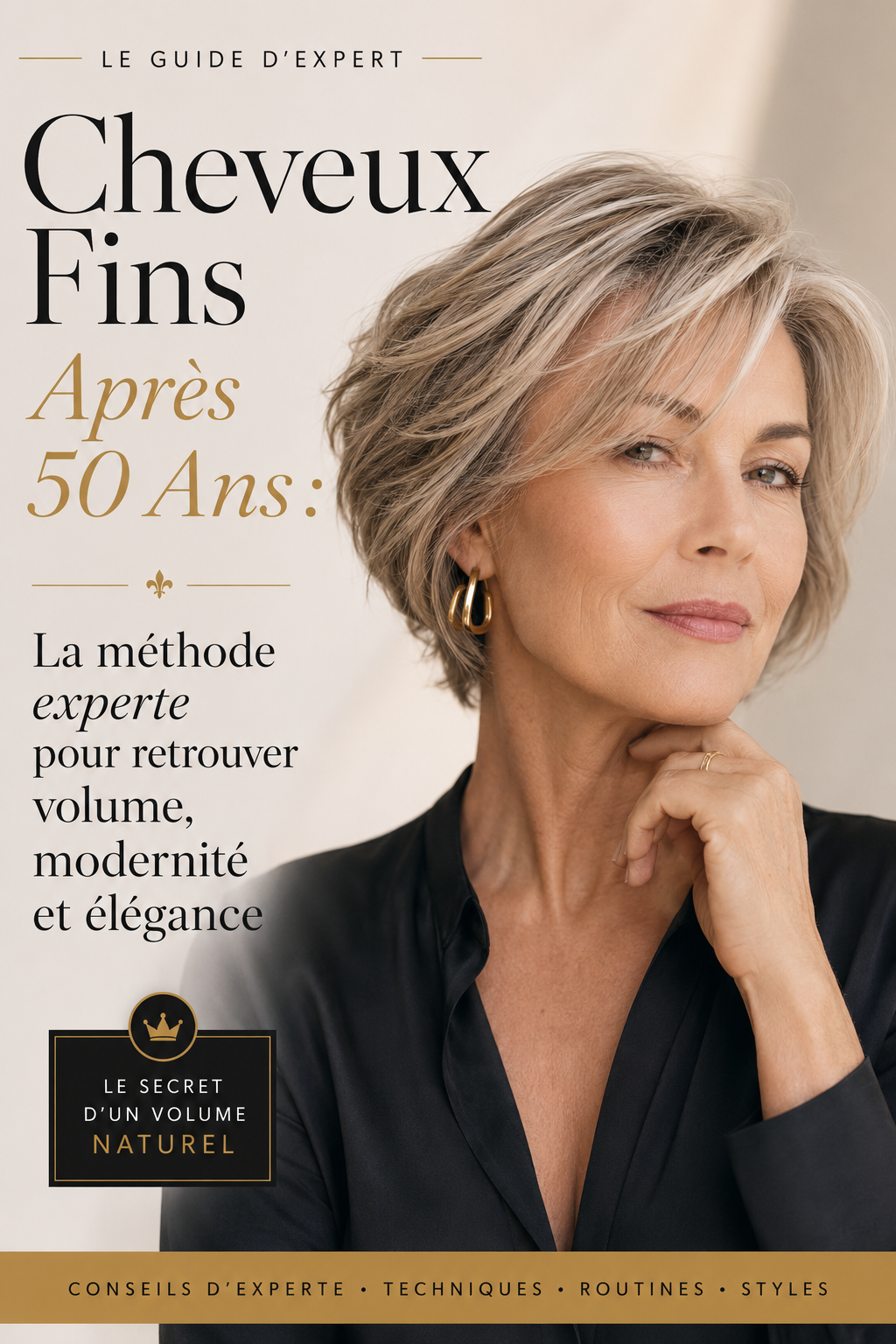 Cheveux Fins Après 50 Ans : La méthode experte pour retrouver volume, modernité et élégance