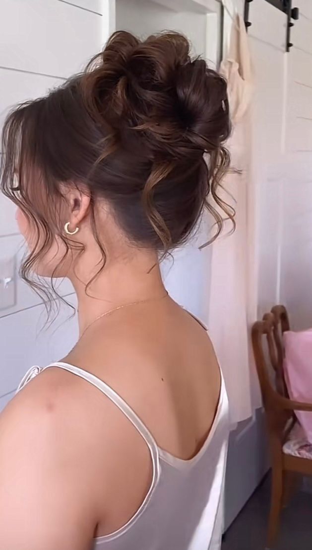 chignon décoiffé