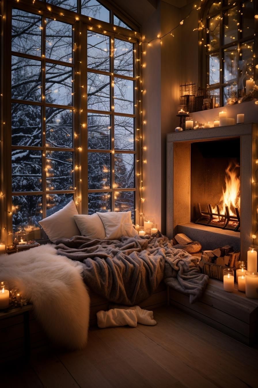 deco salon hiver