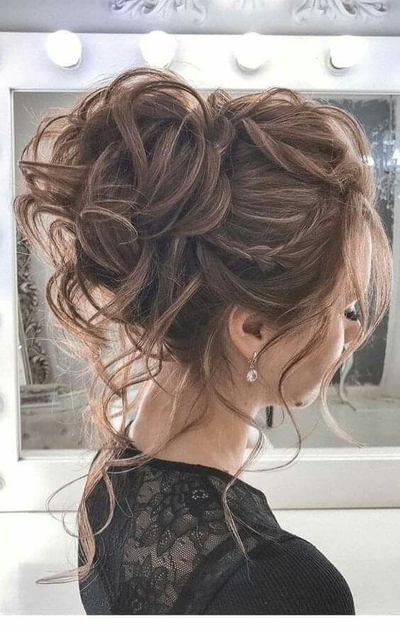 chignon décoiffé