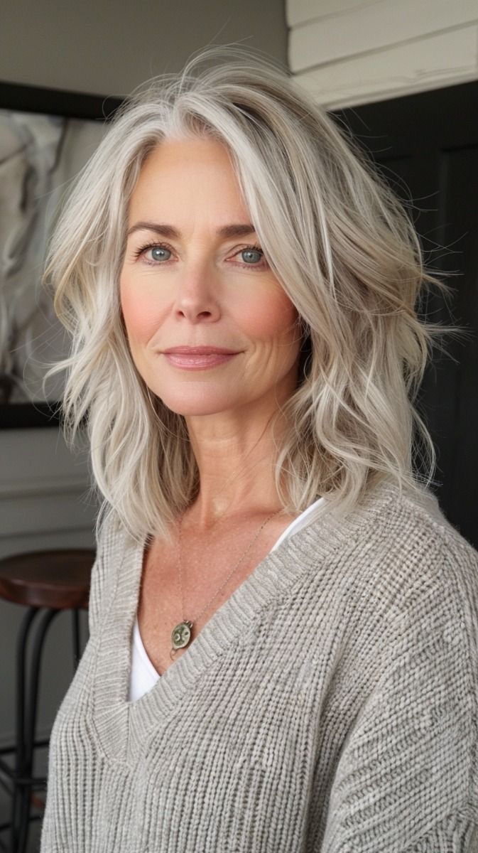 Pixie texturé volumisant pour cheveux fins après 50 ans
