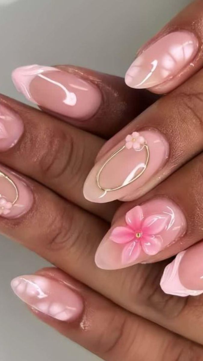 ongles rose printemps 2026 french tip pastel