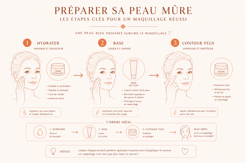 Préparer sa peau pour le maquillage