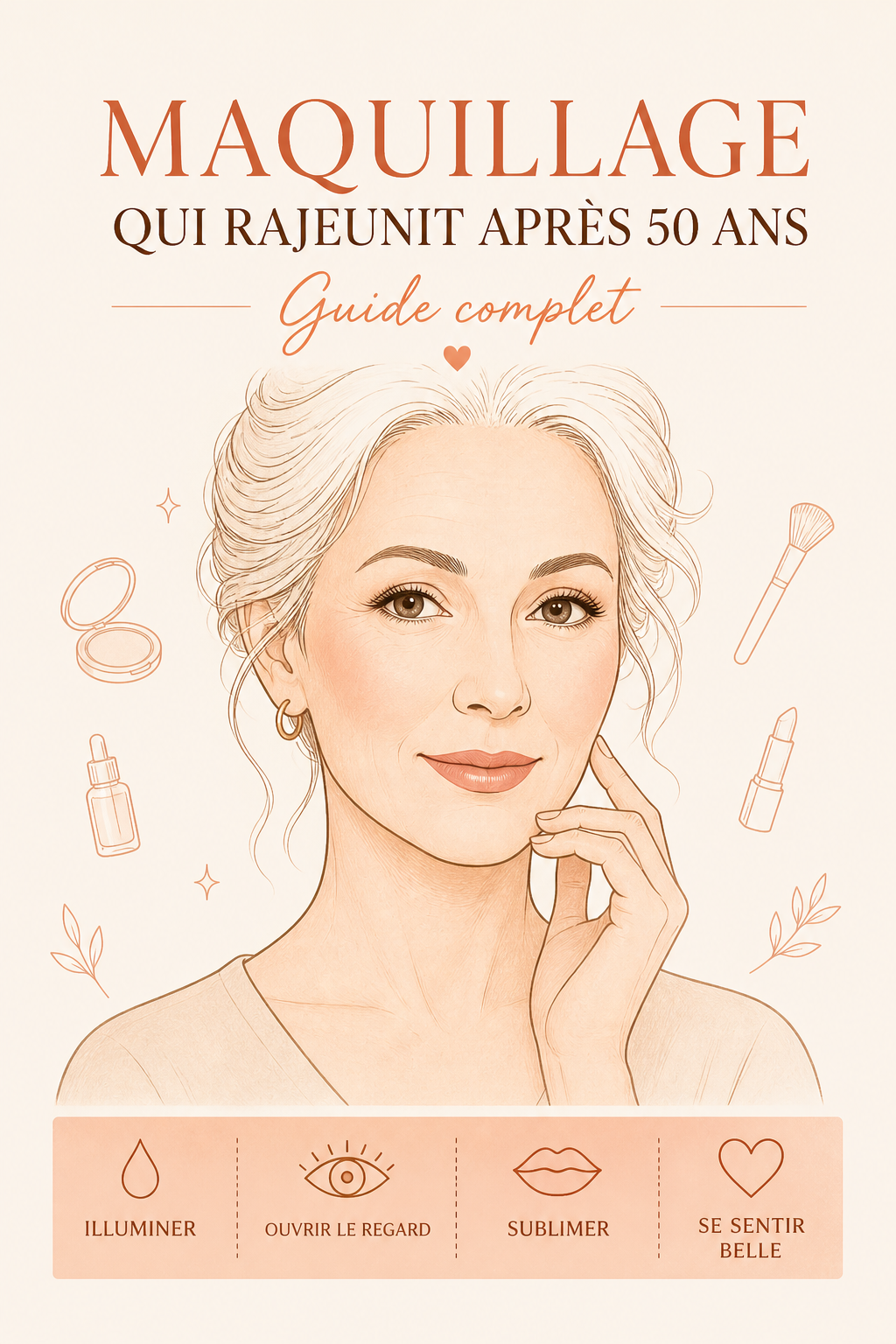 Maquillage pour sublimer après 50 ans